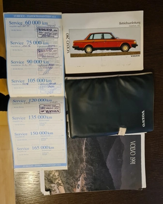 Volvo Seria 200 cena 18900 przebieg: 205177, rok produkcji 1991 z Ząbki małe 137